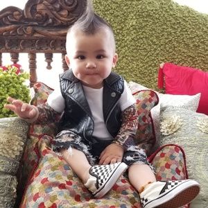 Baby/toddler tattoo sleeve onesie 12-18